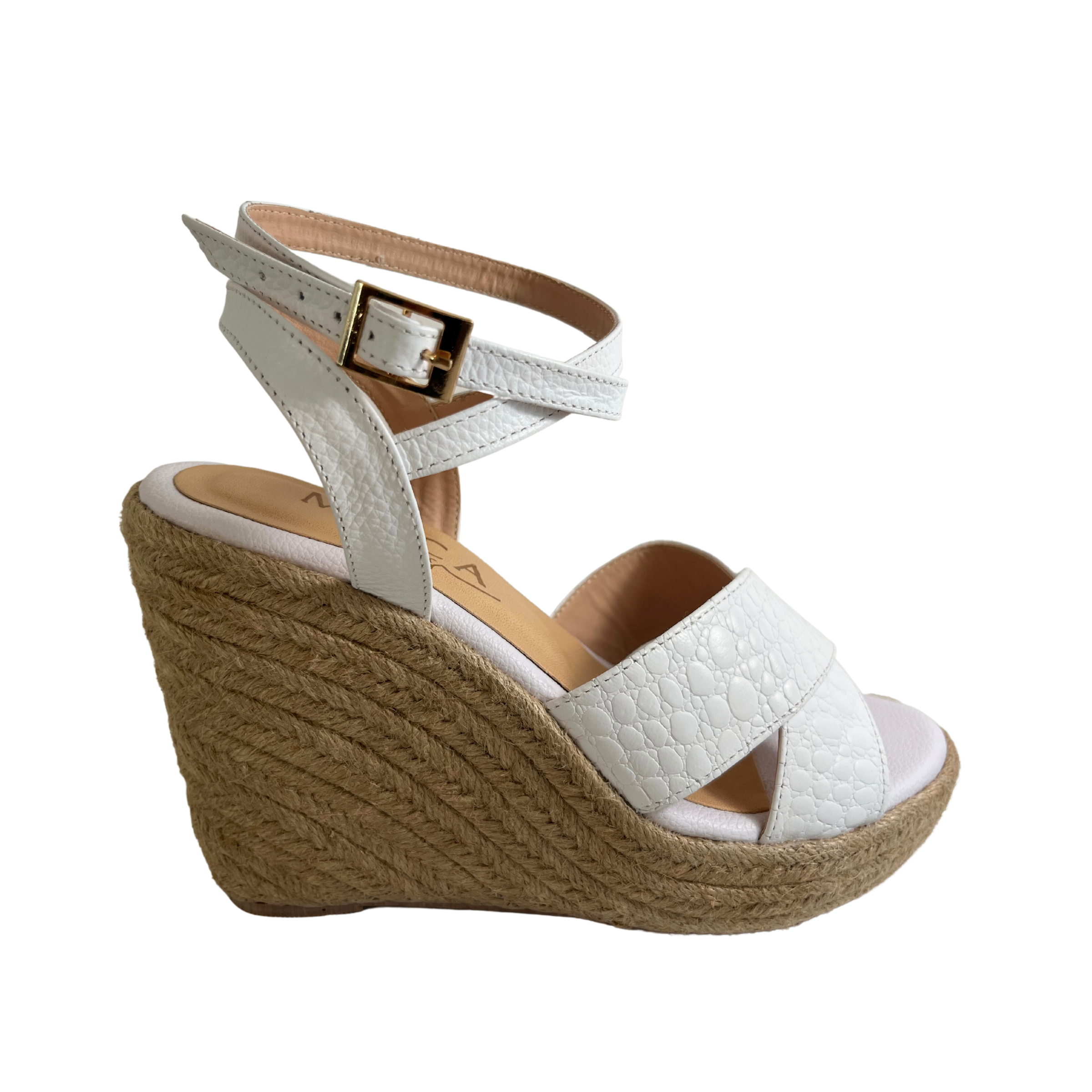 Platform jute sandals hot sale