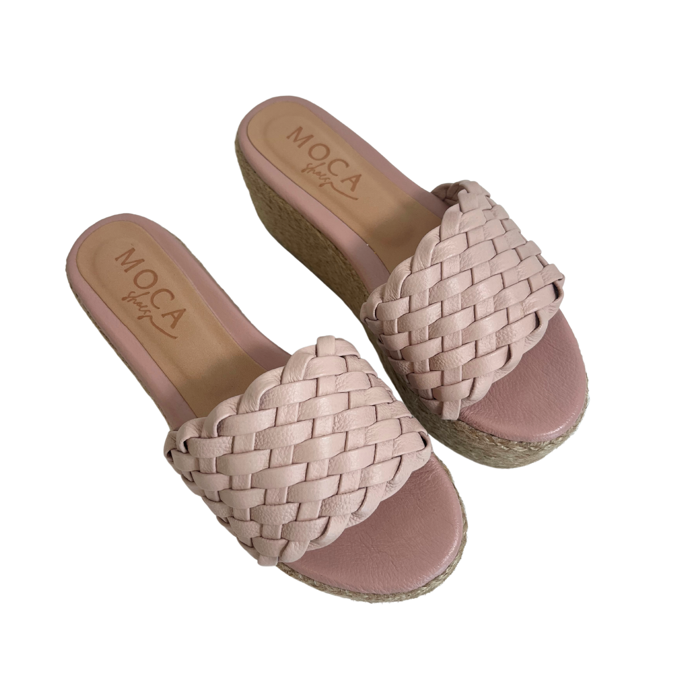 Queens Blush Sandals | Hot Pink Platform Sandals