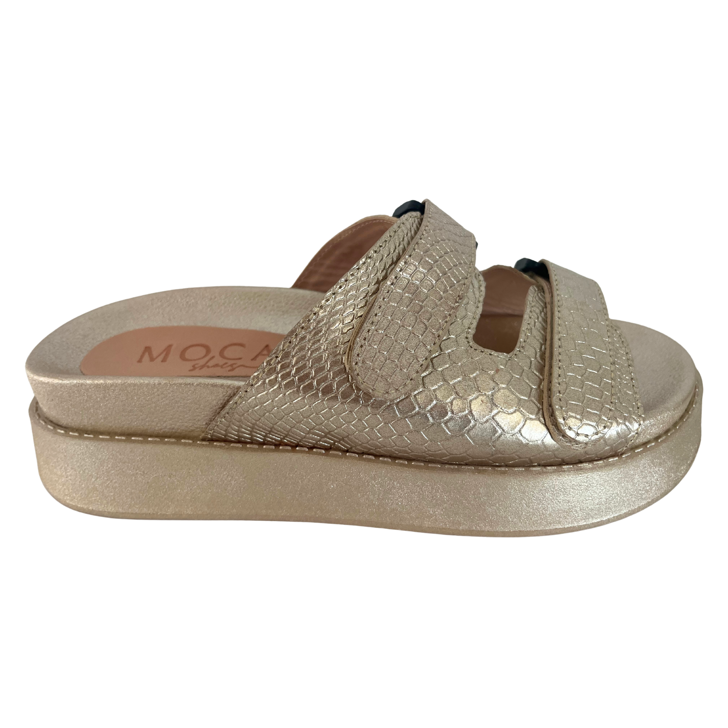Plataforma plana deportiva Jackson Gold
