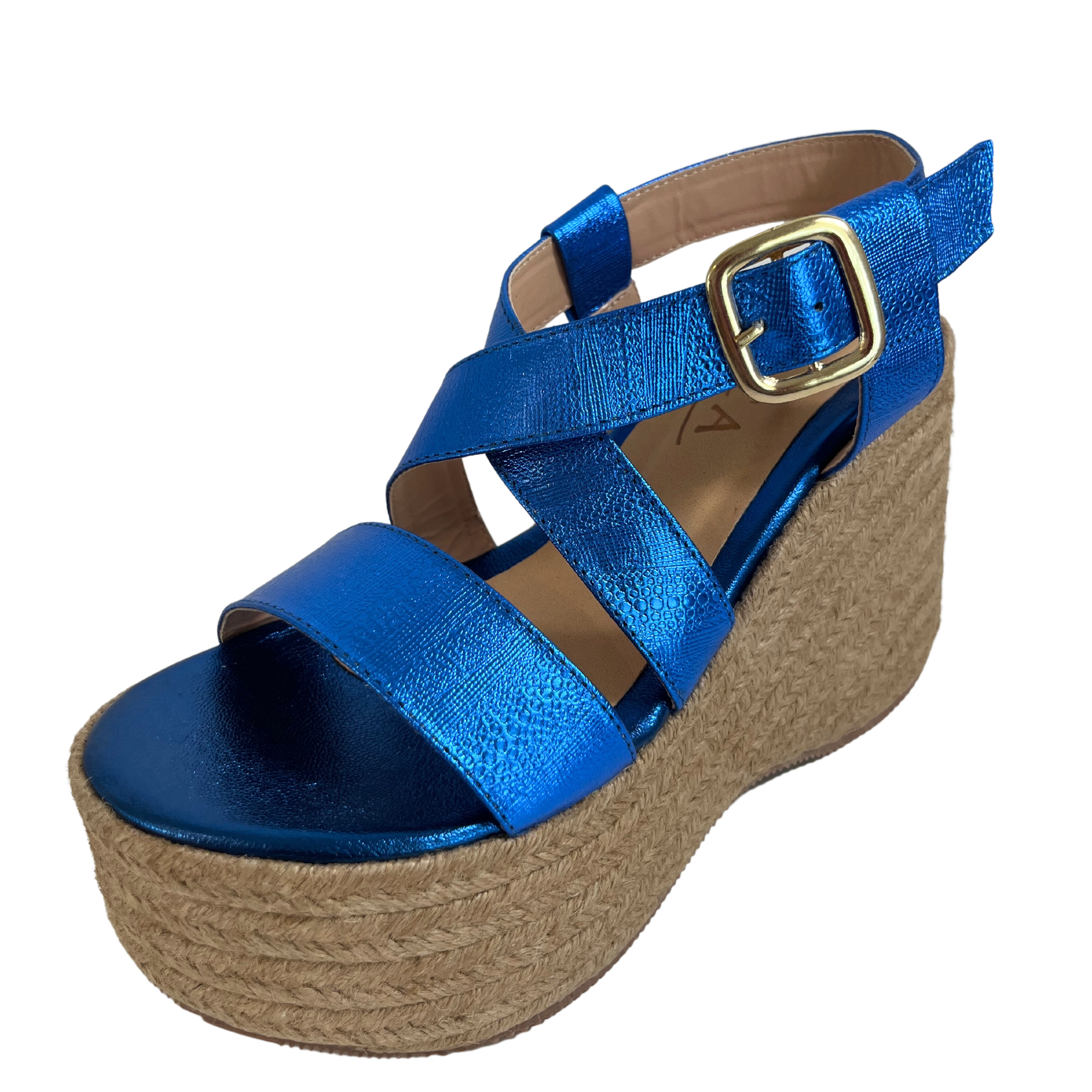 Light Blue Platform Sandals | Miami