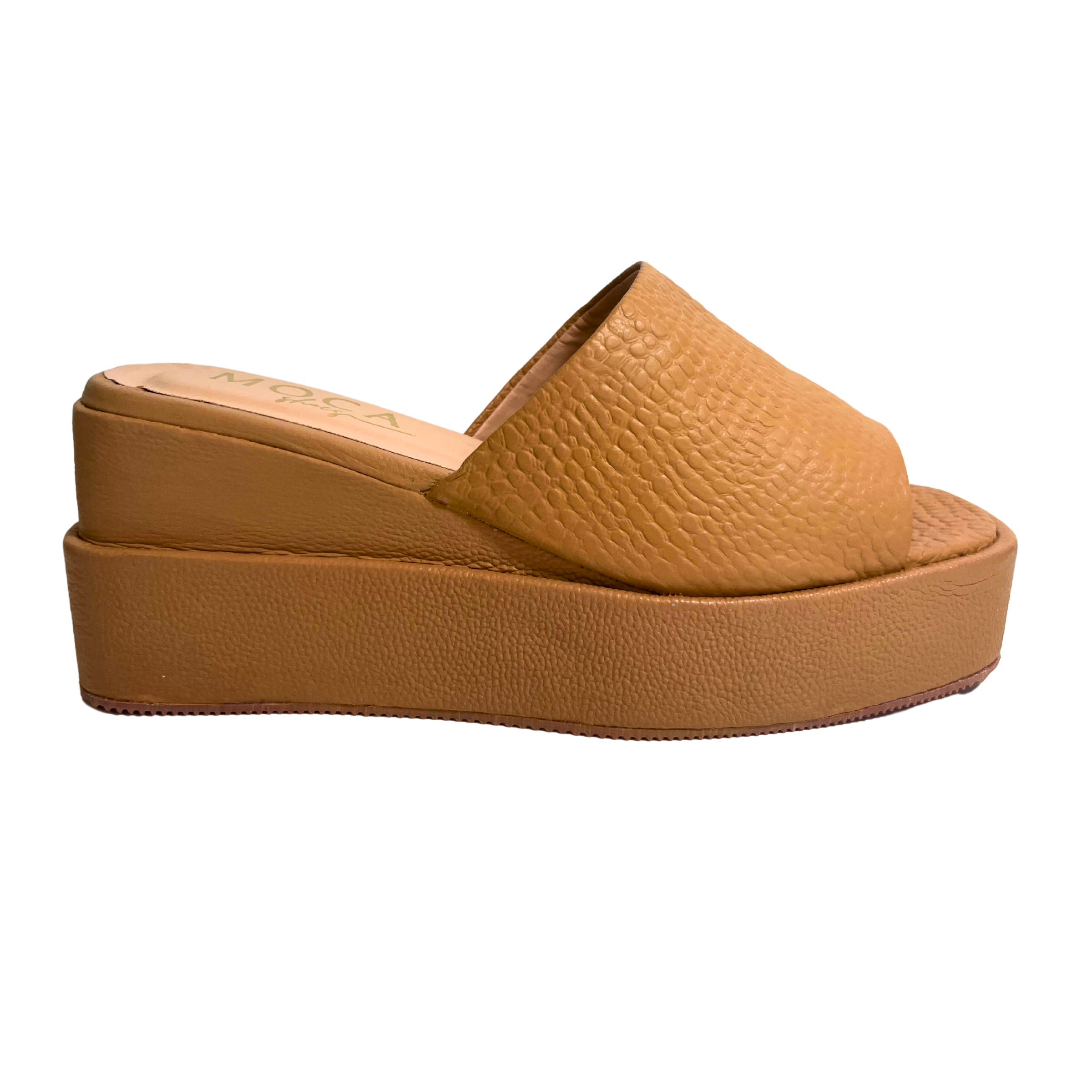 Platform Slide Sandals | Phoenix Amaretto