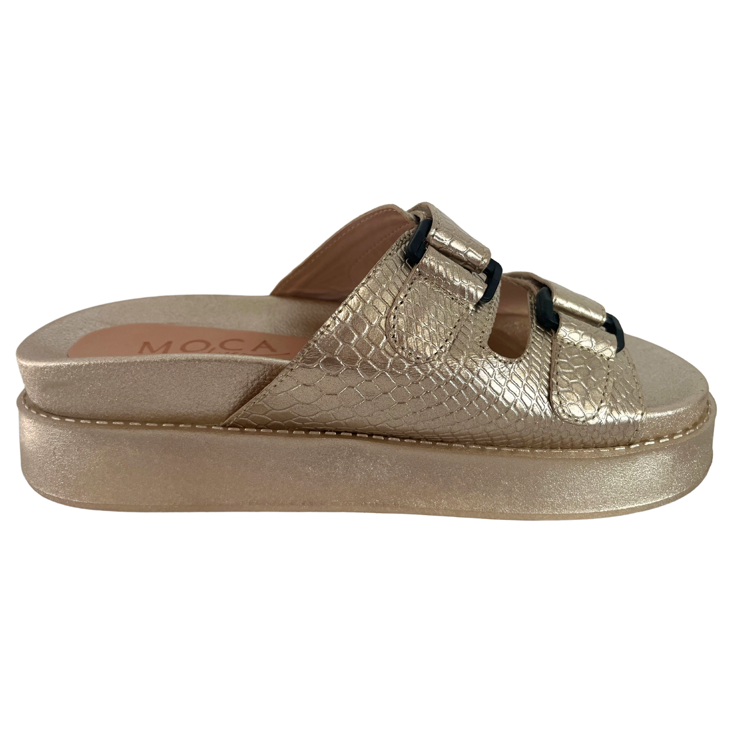 Plataforma plana deportiva Jackson Gold