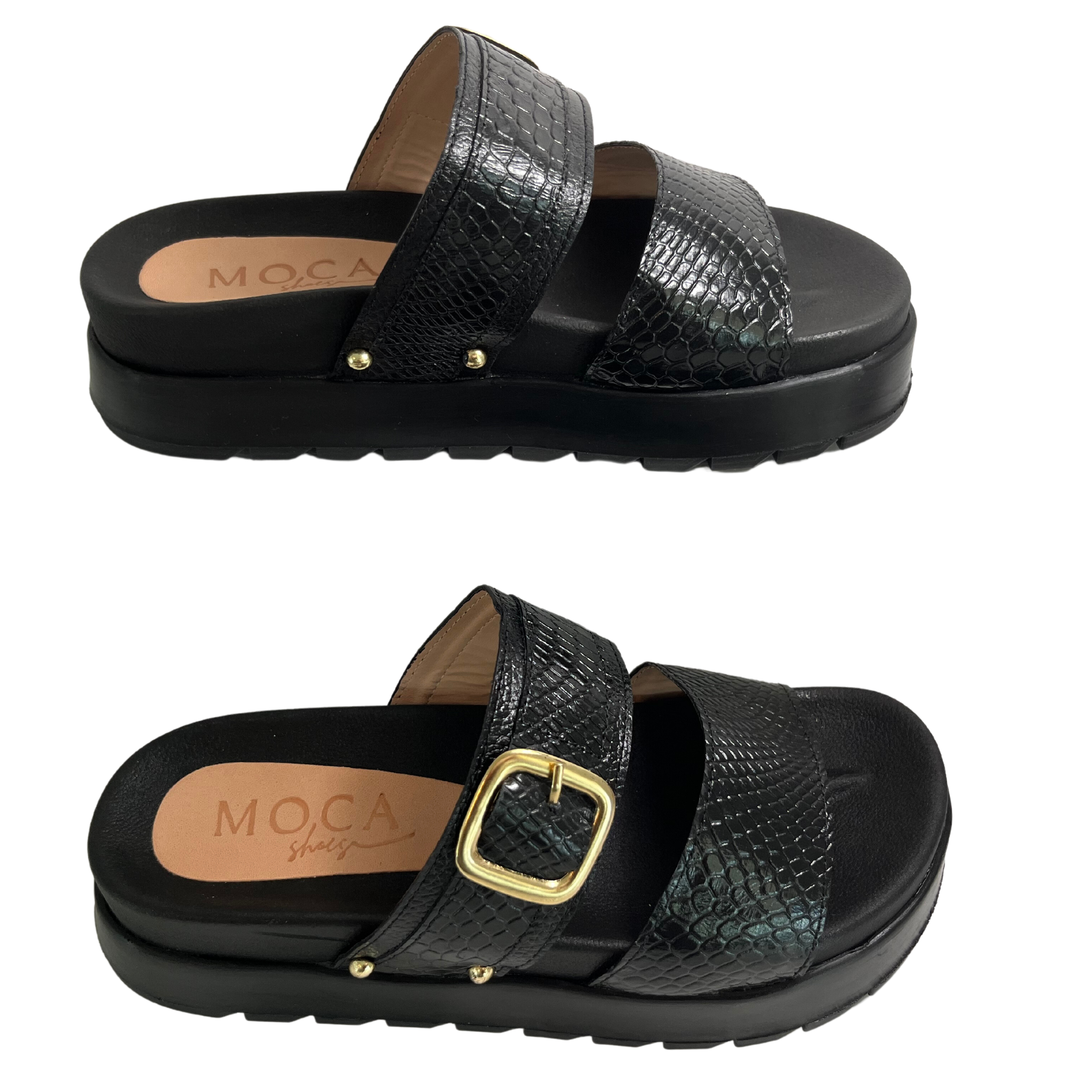 Seattle womens black sandals