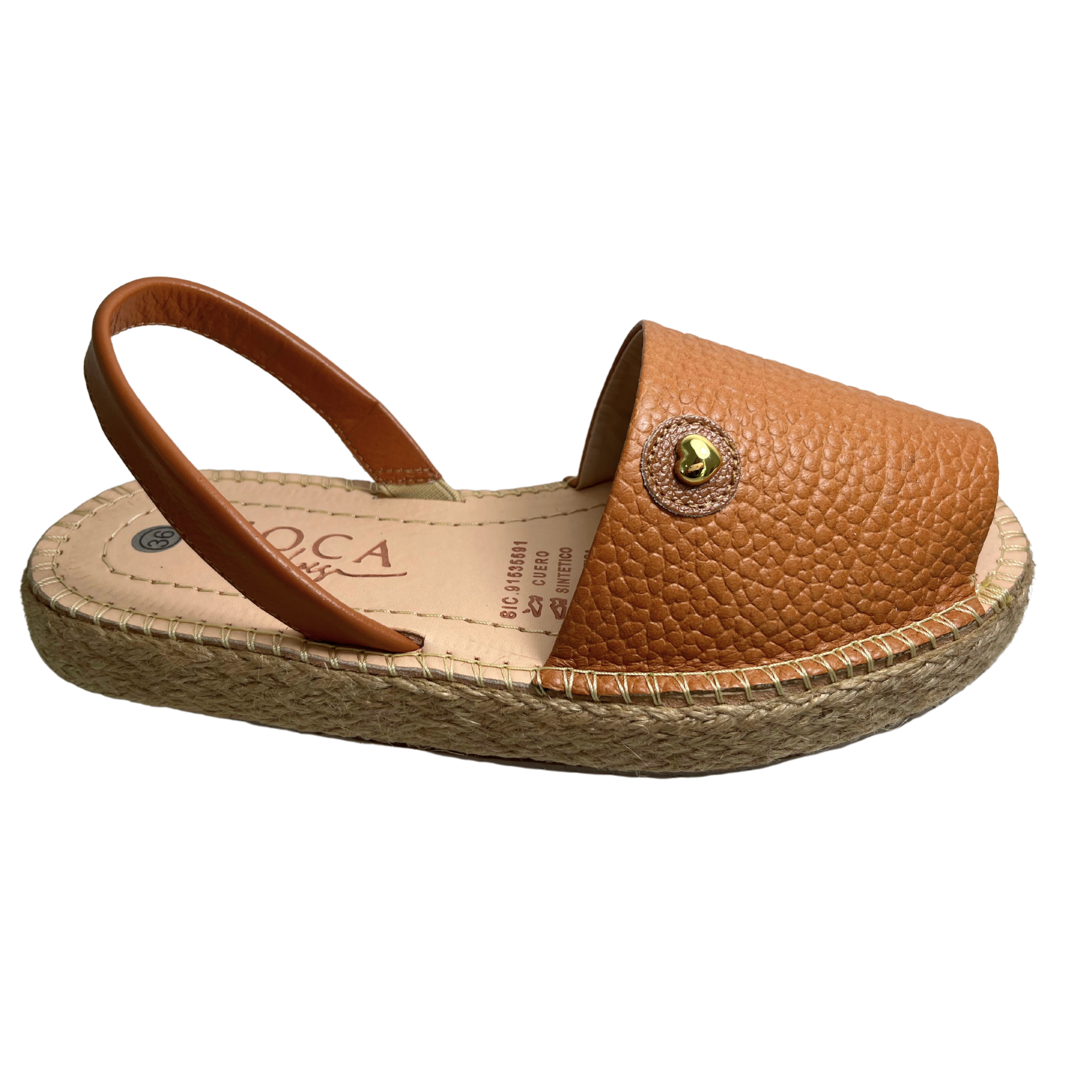 Miramar Cinnamon | Flat Espadrille Sandals