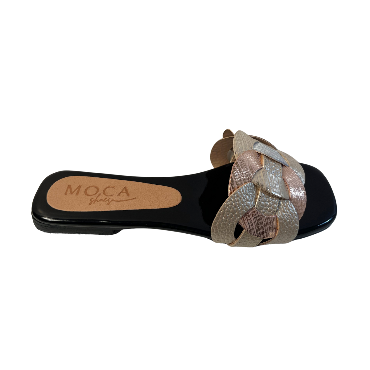 Slide Sandals triple gold | Pierre