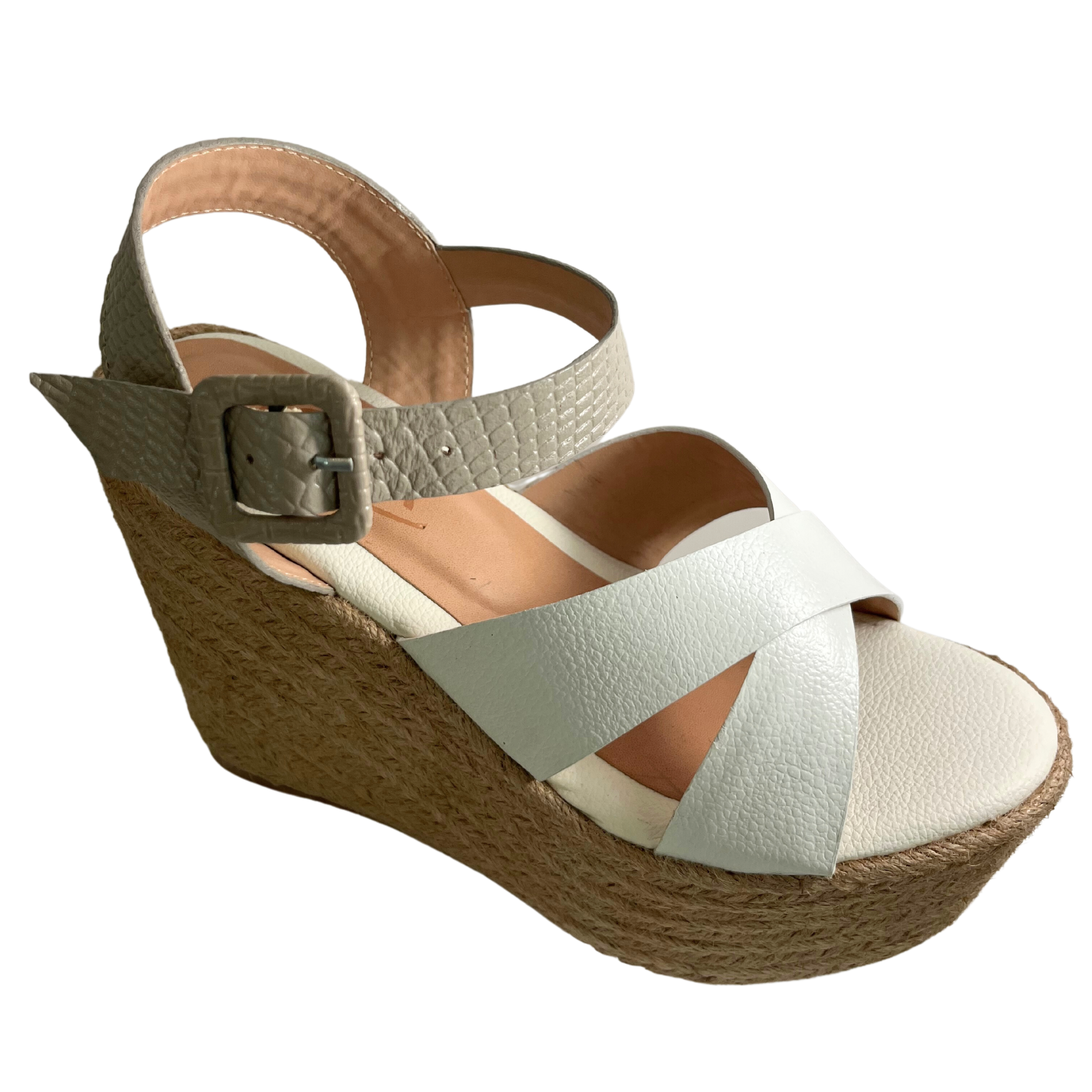 White Heels Patform | Moca Shoes USA