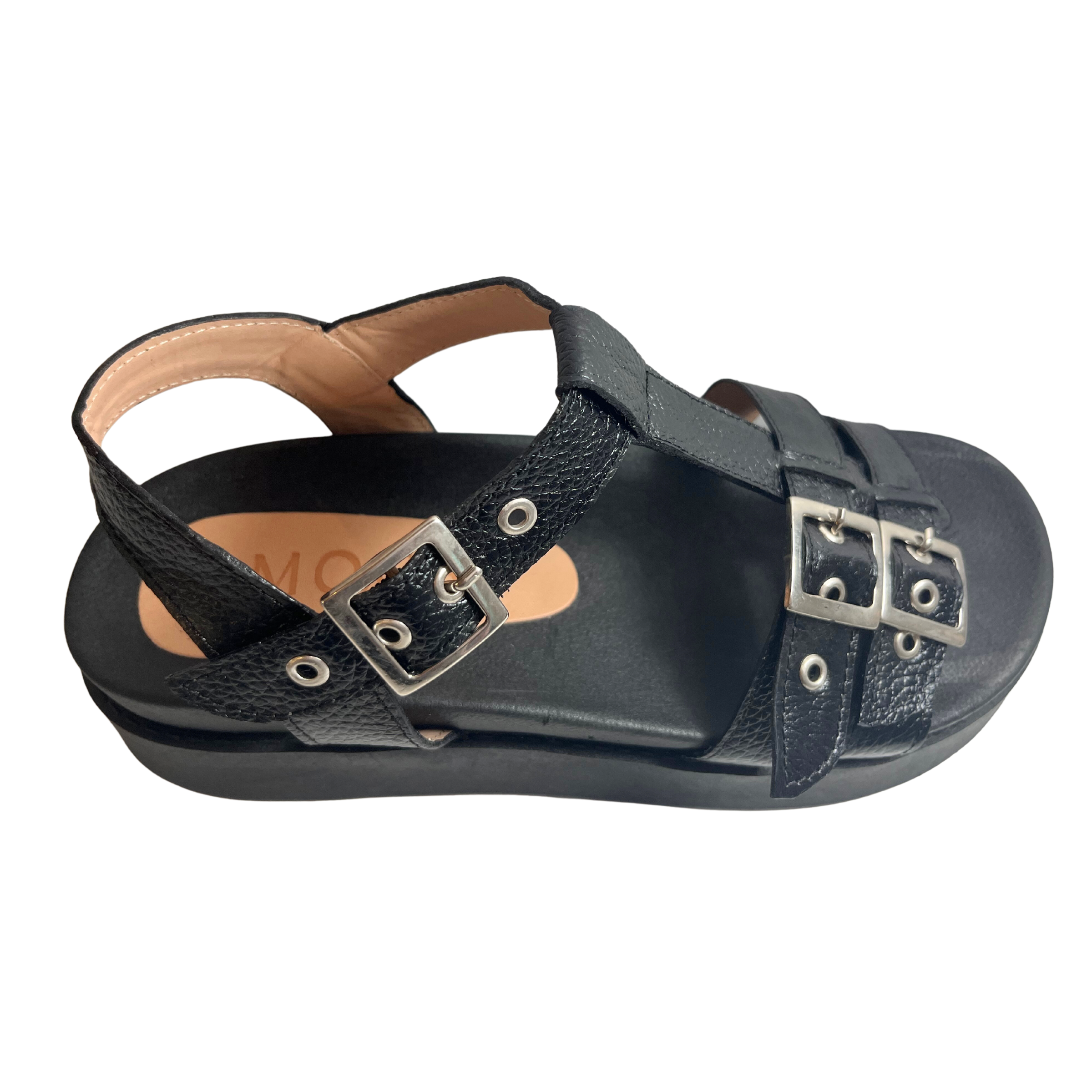 black buckle sandals | Annapolish Buckles