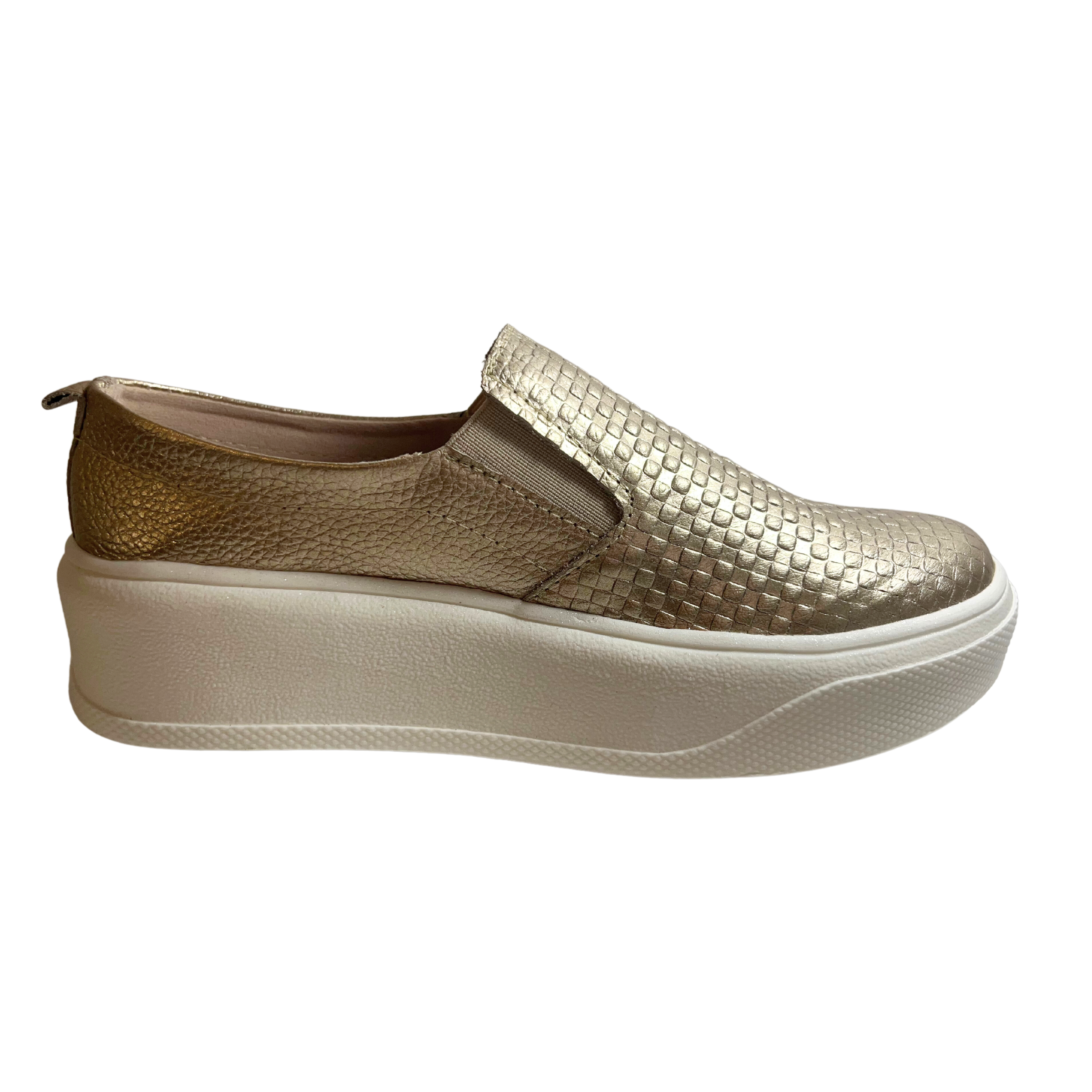 Denver Slip-on | Gold Sneakers Womens