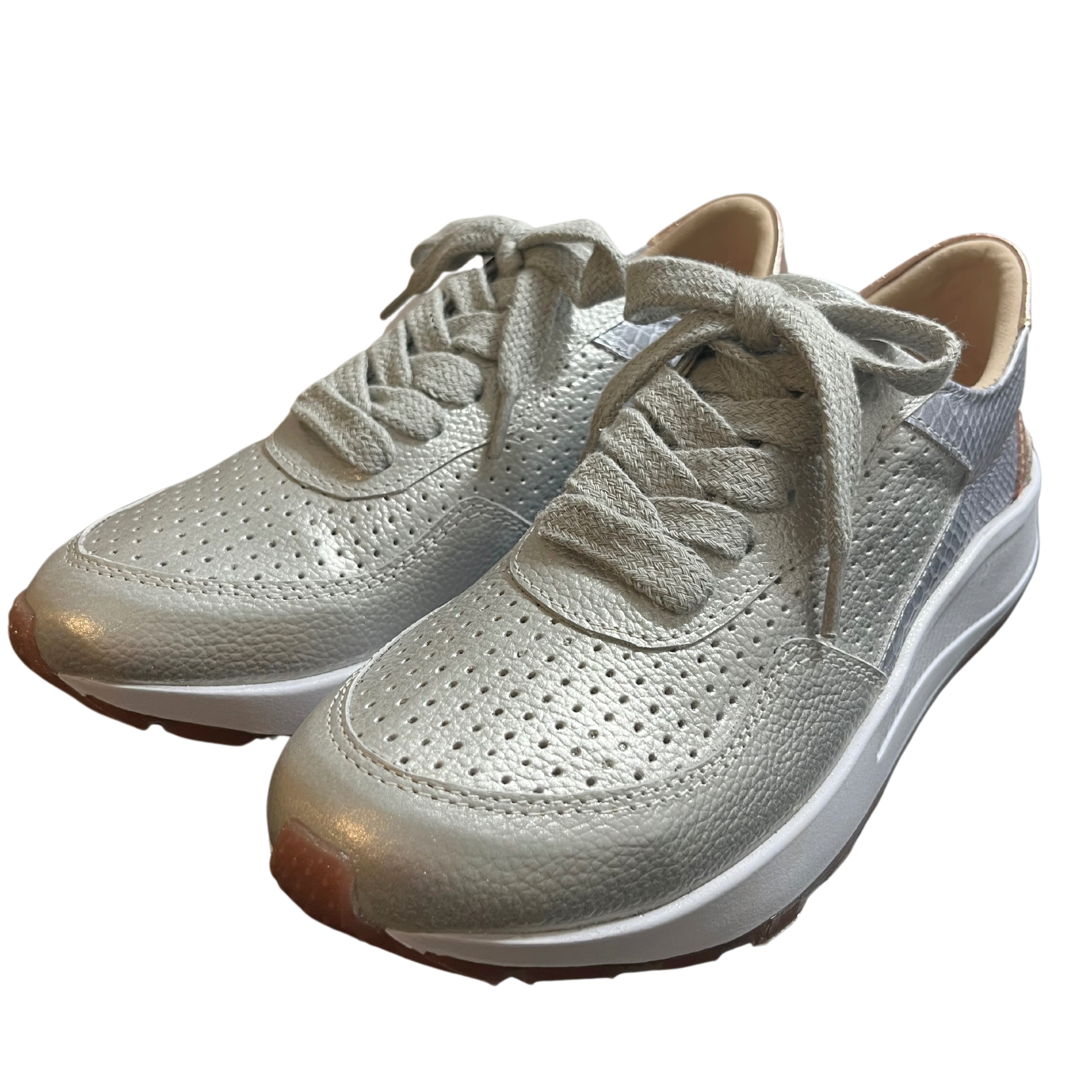 Silver Tennis Shoes | New York