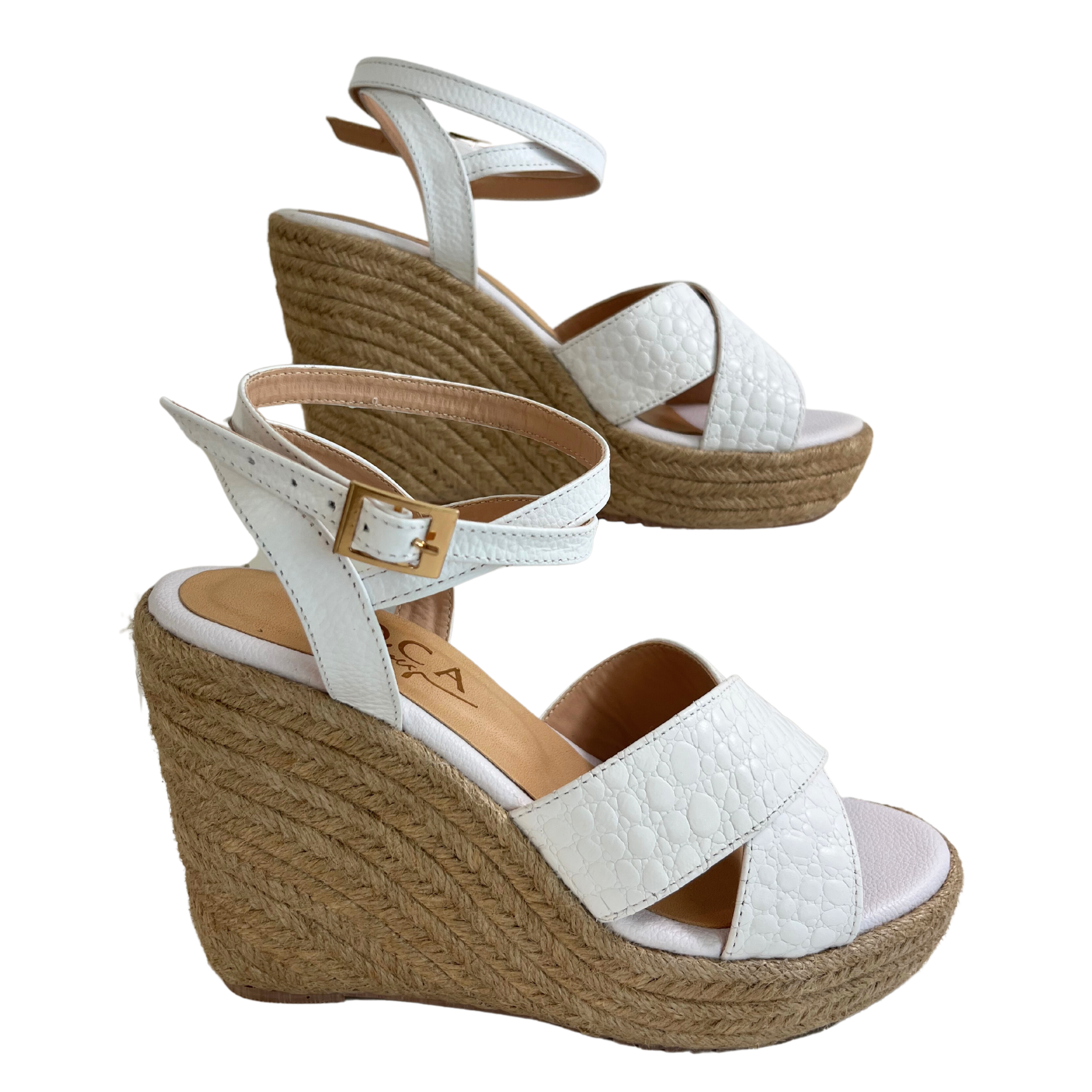 Filadelfia Jute Platform White