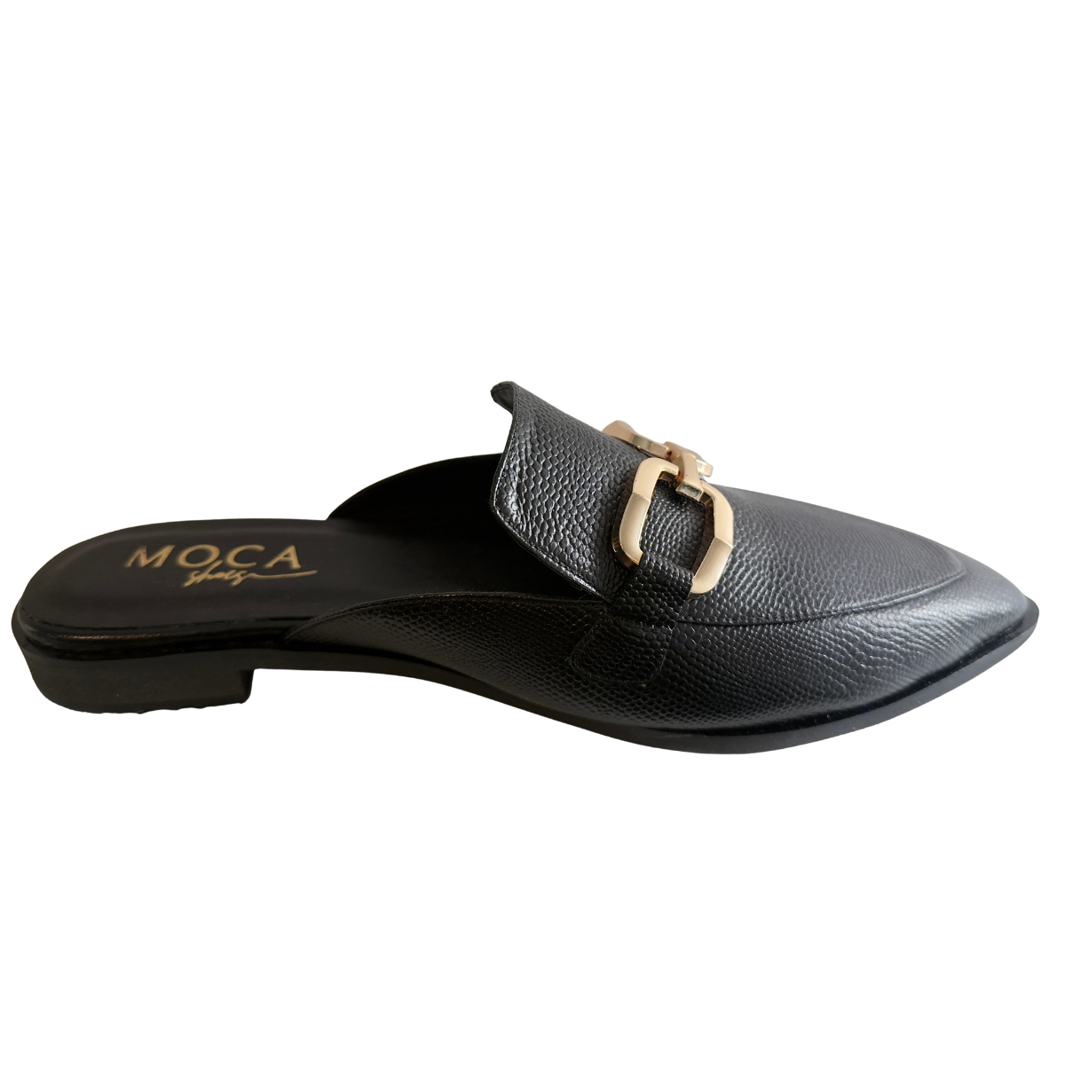 Black slip-on Mules for women | Utah