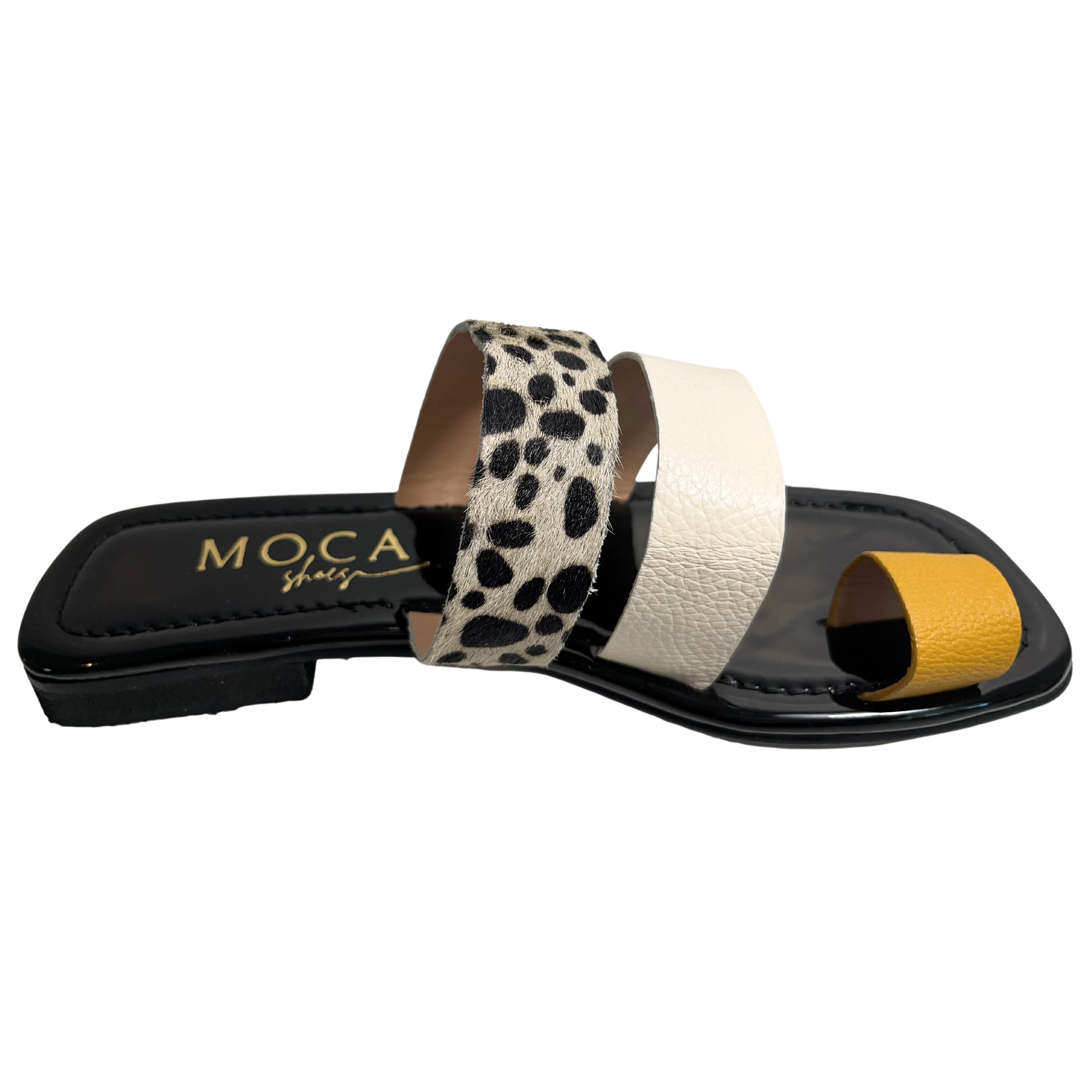 Providence Sandals- Print | Yellow Flip Flops