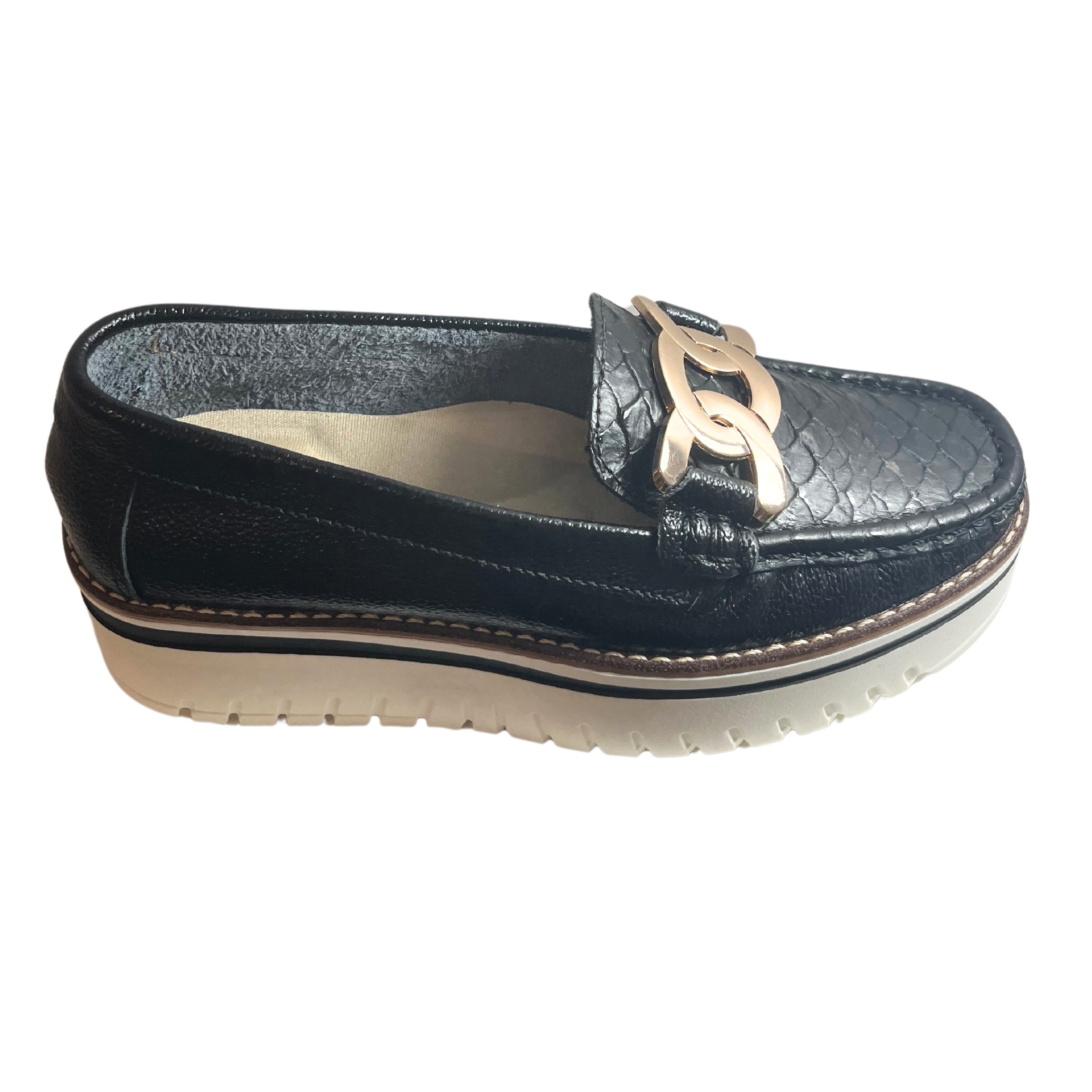 Black Moccasins Leather | Hollywood 2