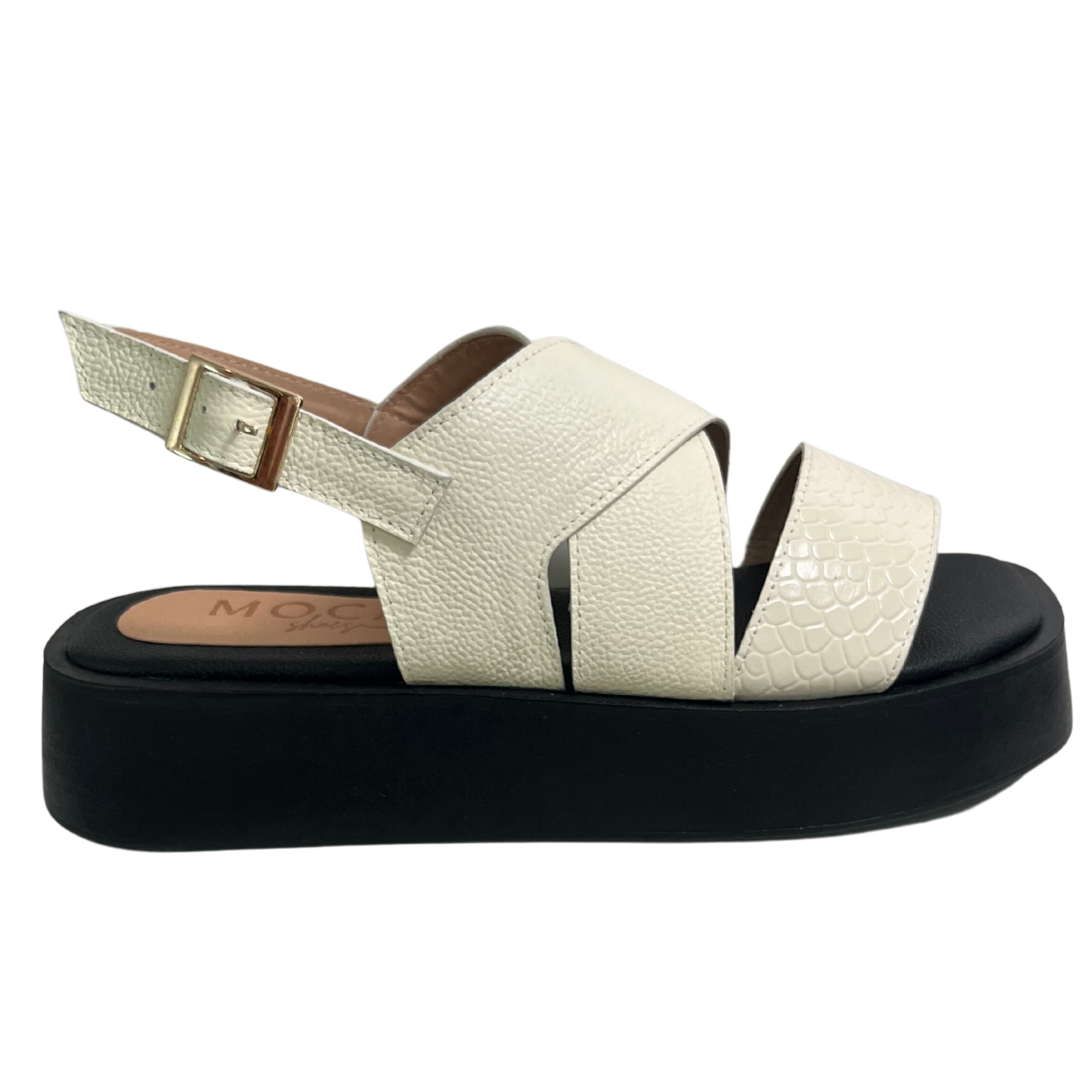 Womens Flatform Sandals | Dallas Bone