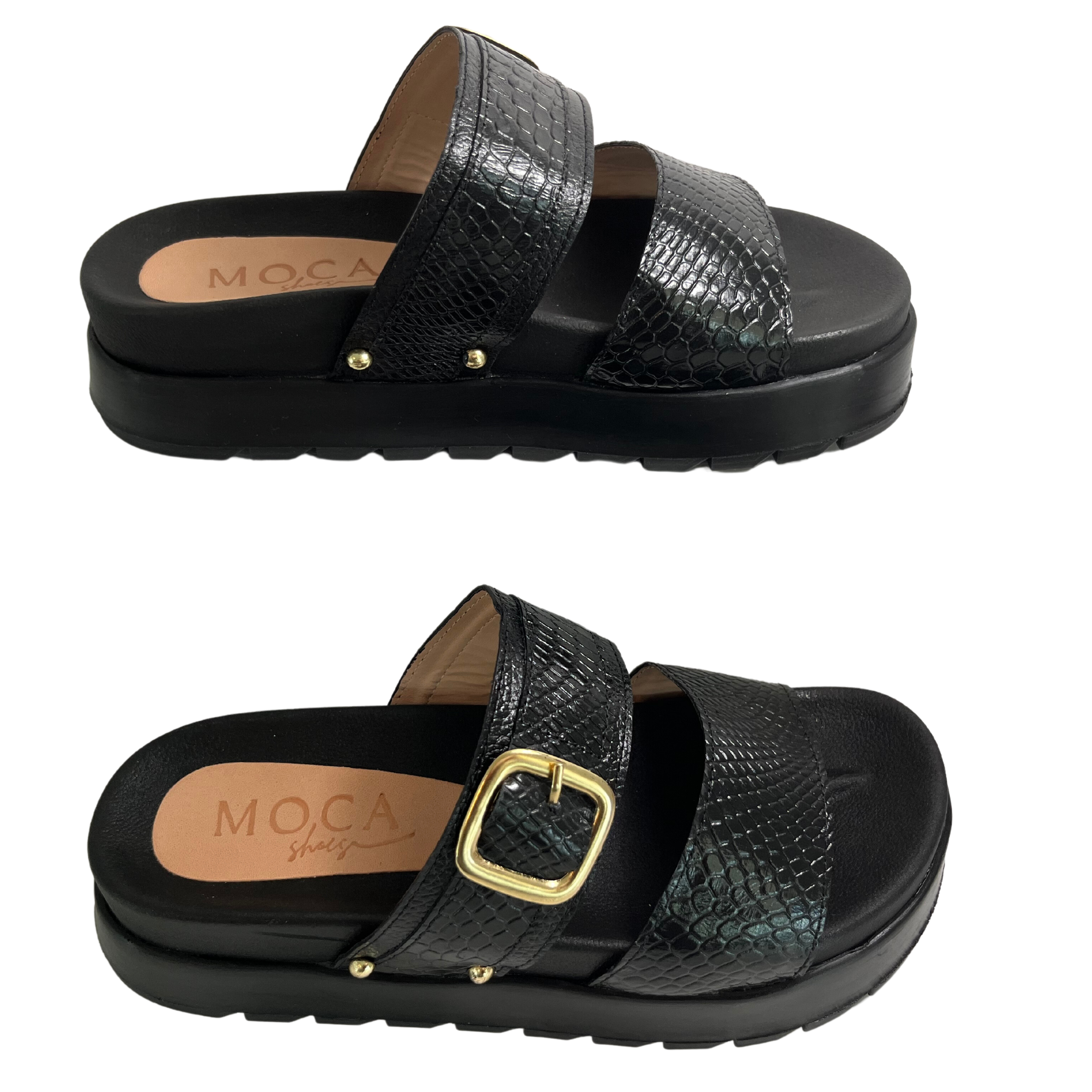 Seattle womens black sandals 