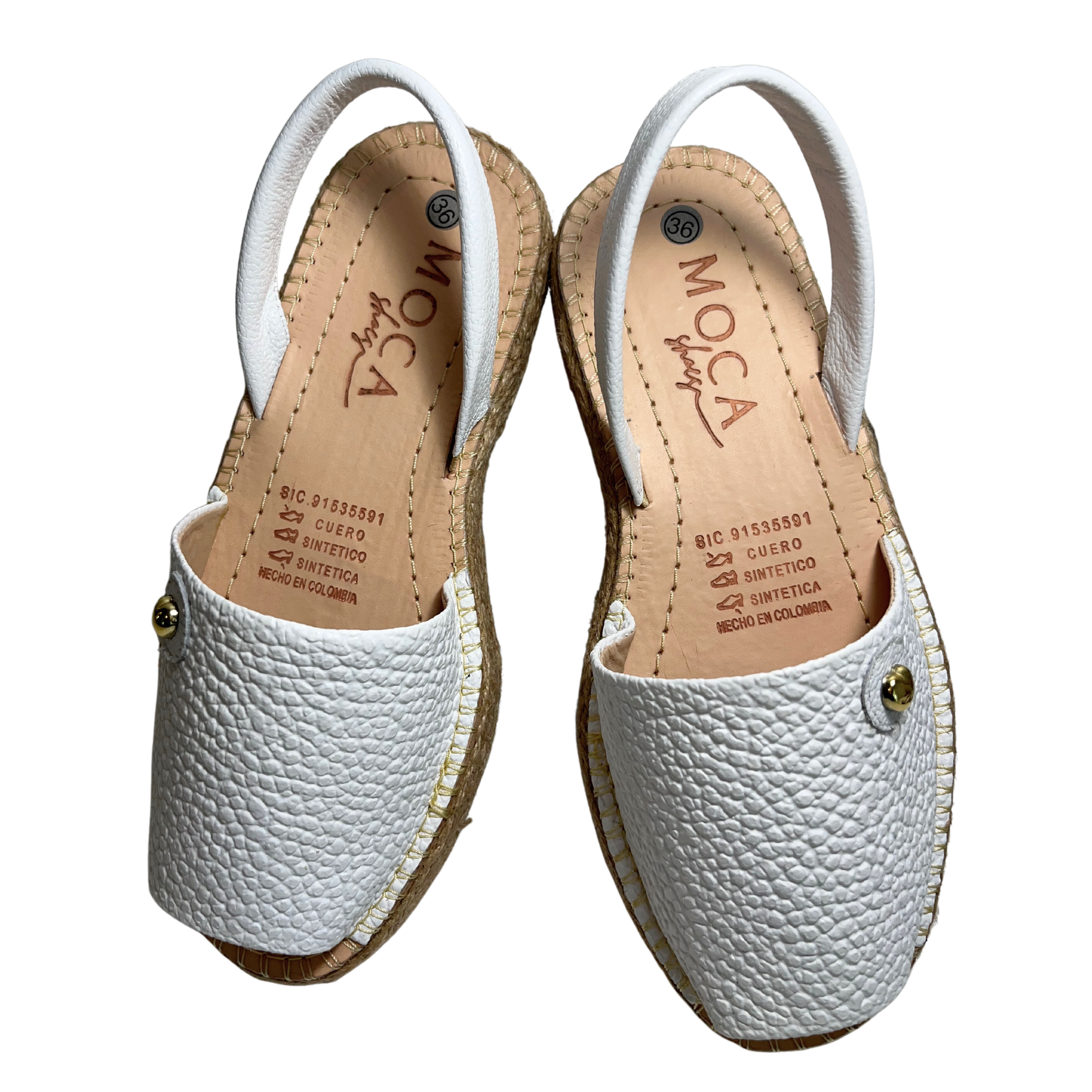 Sweet Shoes Espadrilles Sandals With Stripes beige navy blue - KeeShoes