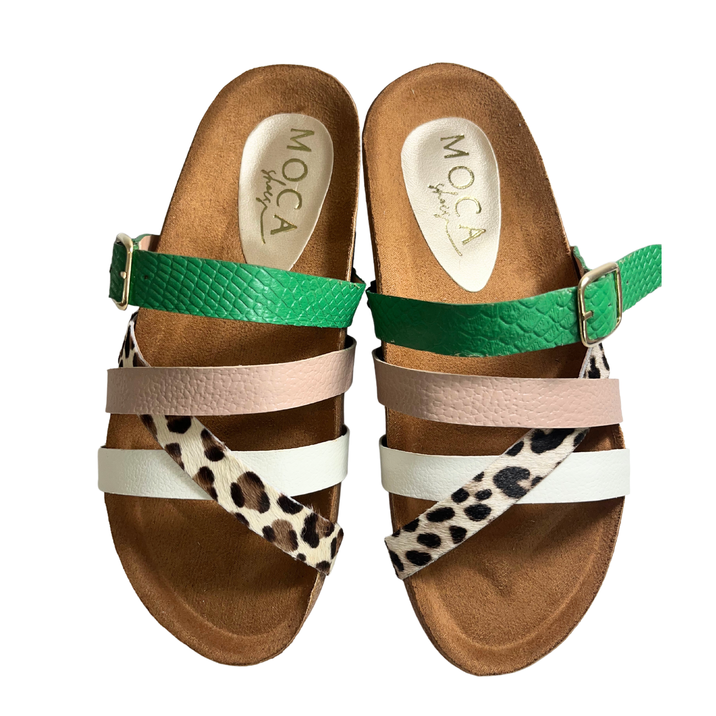 Buy Padvesh Flats /Synthetic leather Sandals/Slippers/Chappal for Wormen  (Olive) Online at Best Prices in India - JioMart.