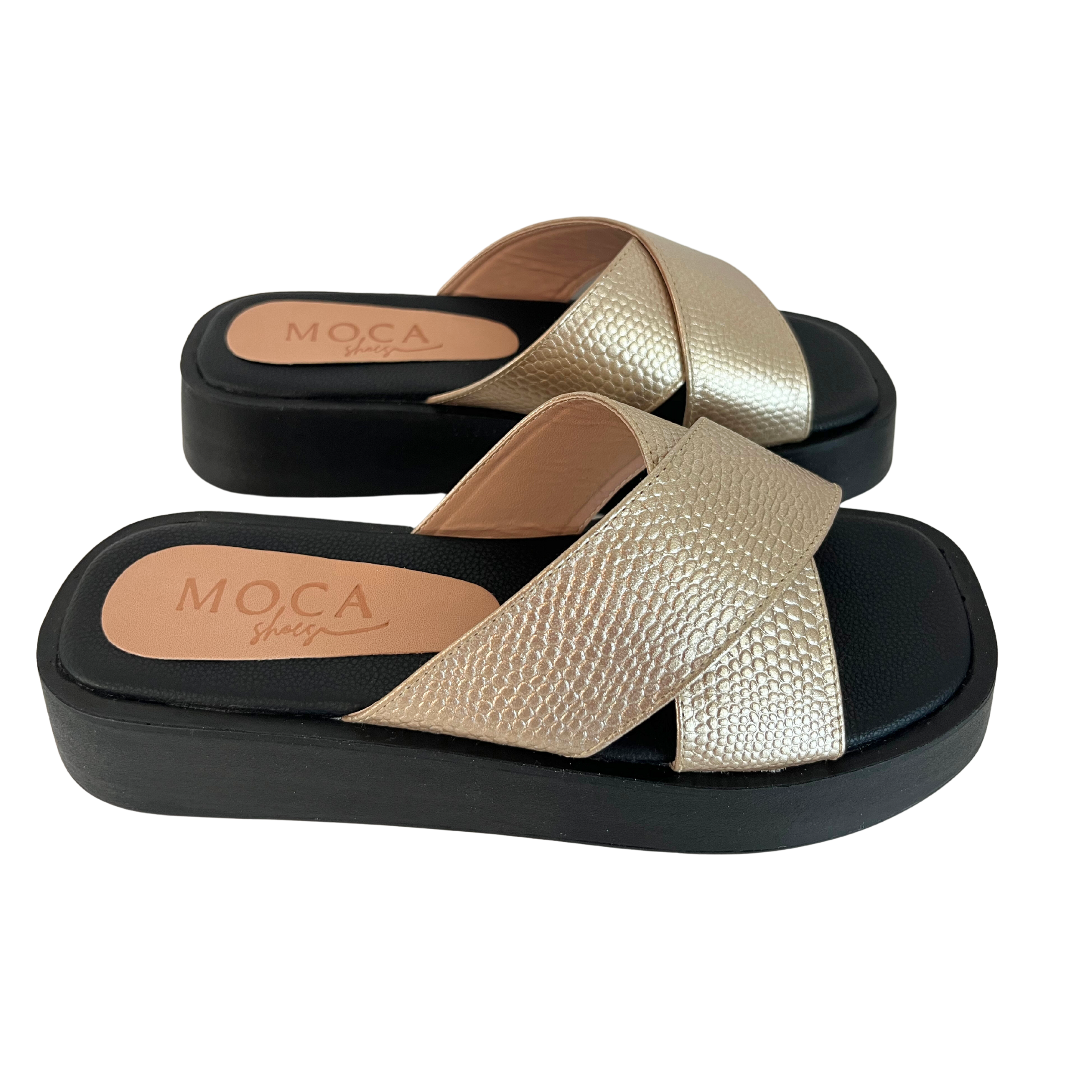 Natural Sandals - Flatform Sandals - Slide Sandals - Sandals - Lulus