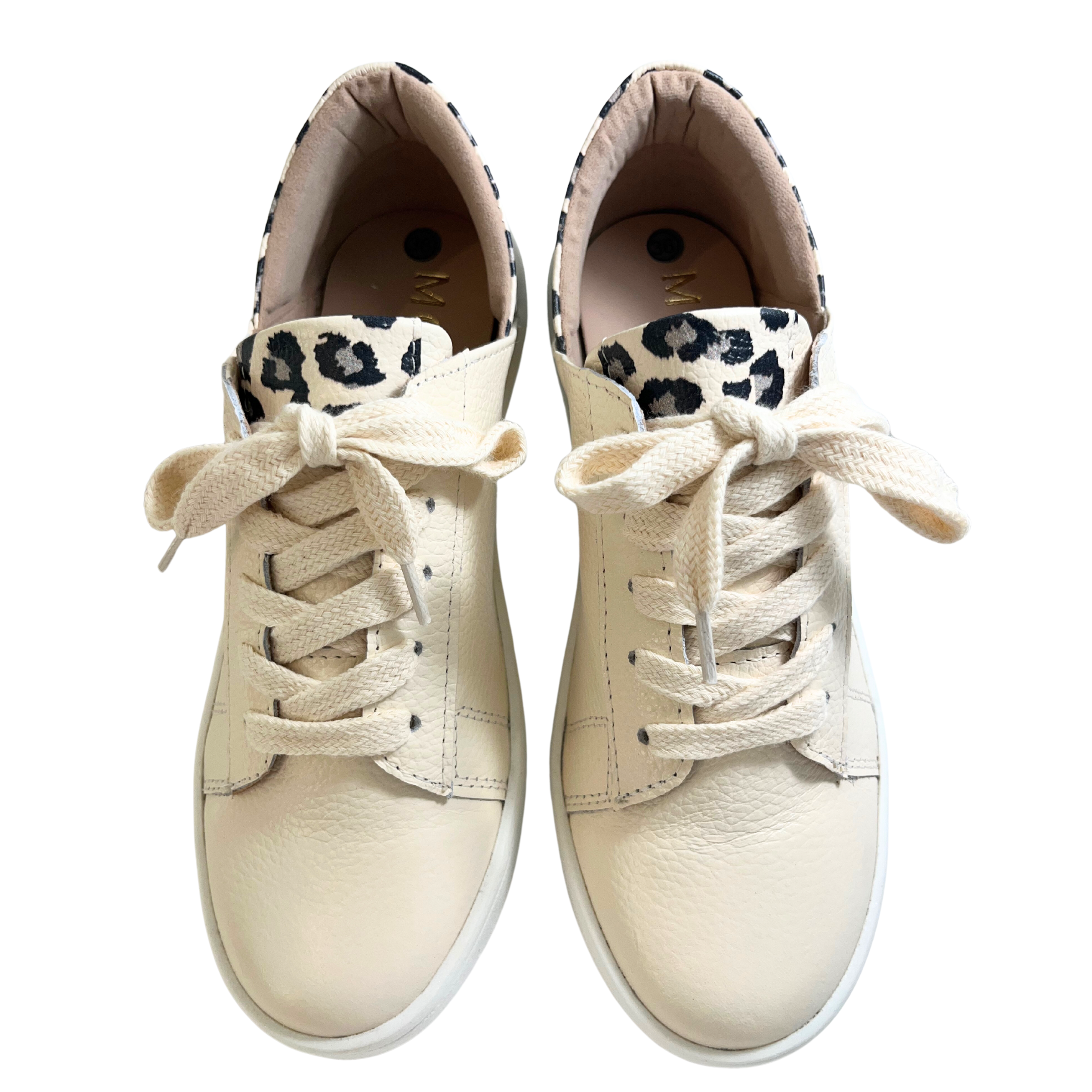 Austine Tennis | cow print sneakers