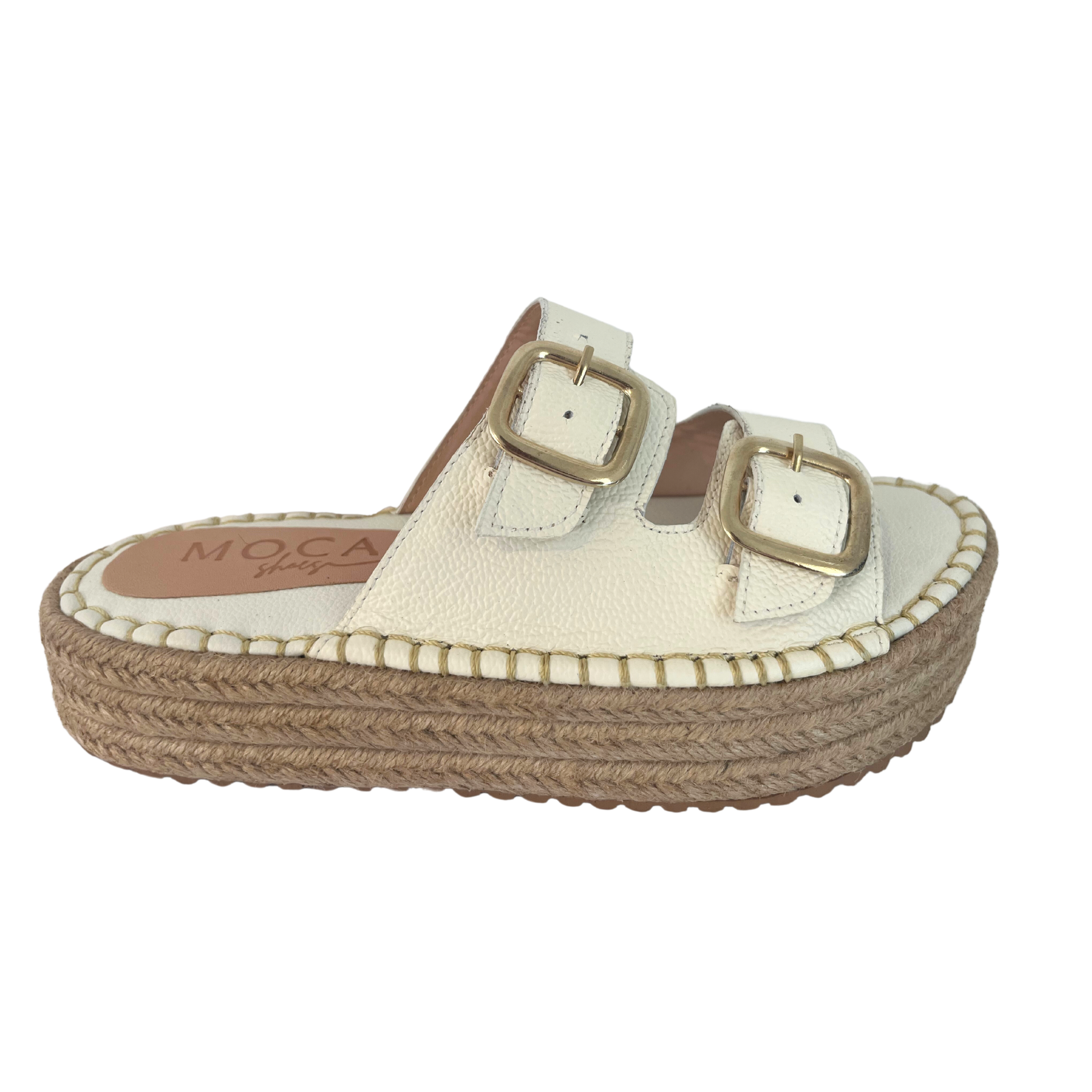 Bone Jute Flatforms | Madison